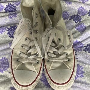 White converse high top